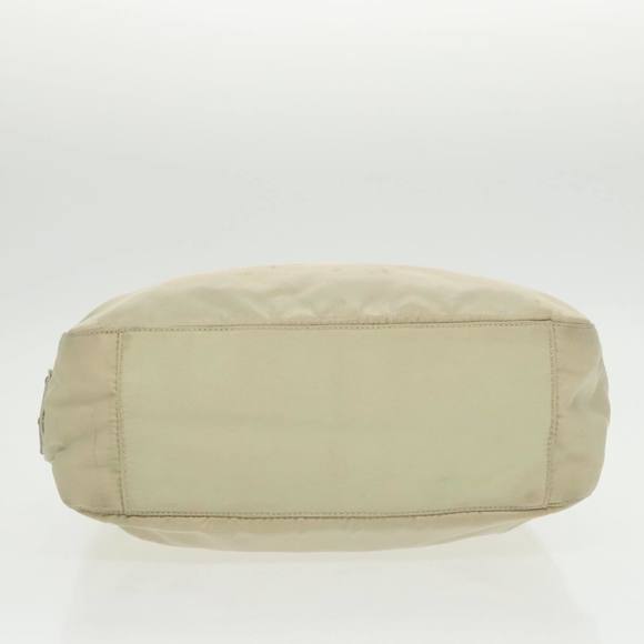 PRADA Hand Bag Nylon Beige Auth 99962 - Picture 5 of 16